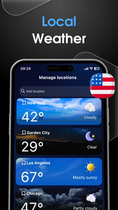 Captures d'écran de Weather Plus: Radar & Forecast