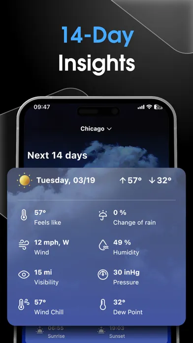Captures d'écran de Weather Plus: Radar & Forecast