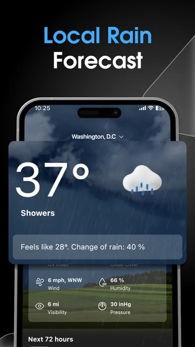 Captures d'écran de Weather Plus: Radar & Forecast