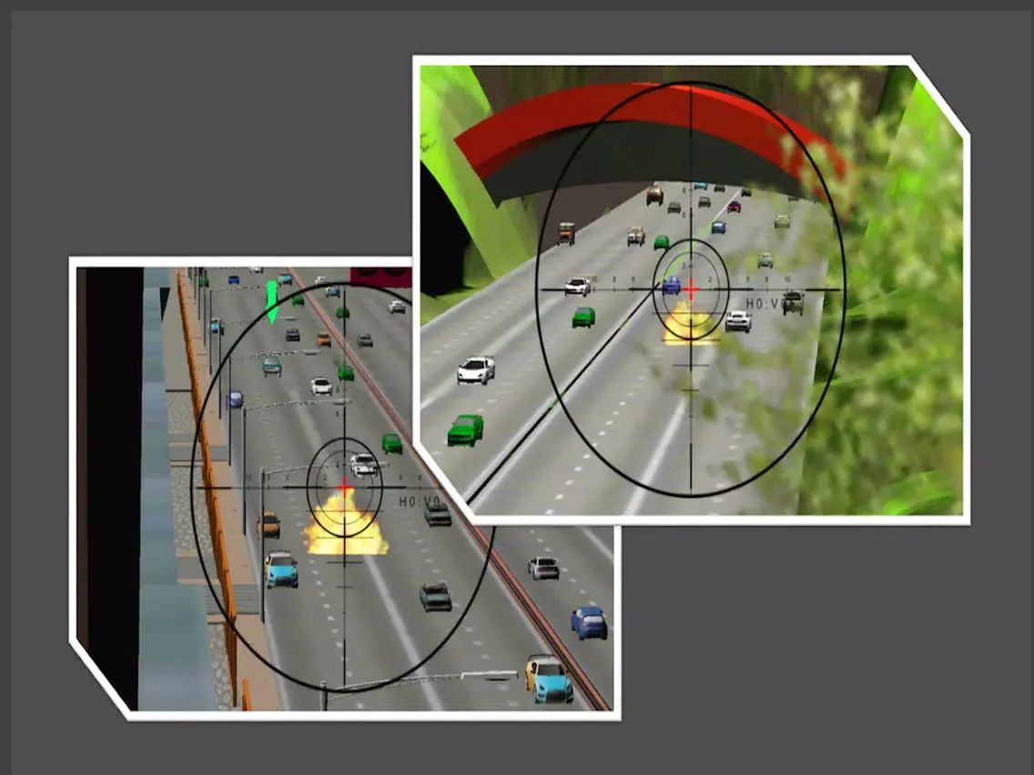 Sniper Blast Traffic Hunter iPad 应用截图