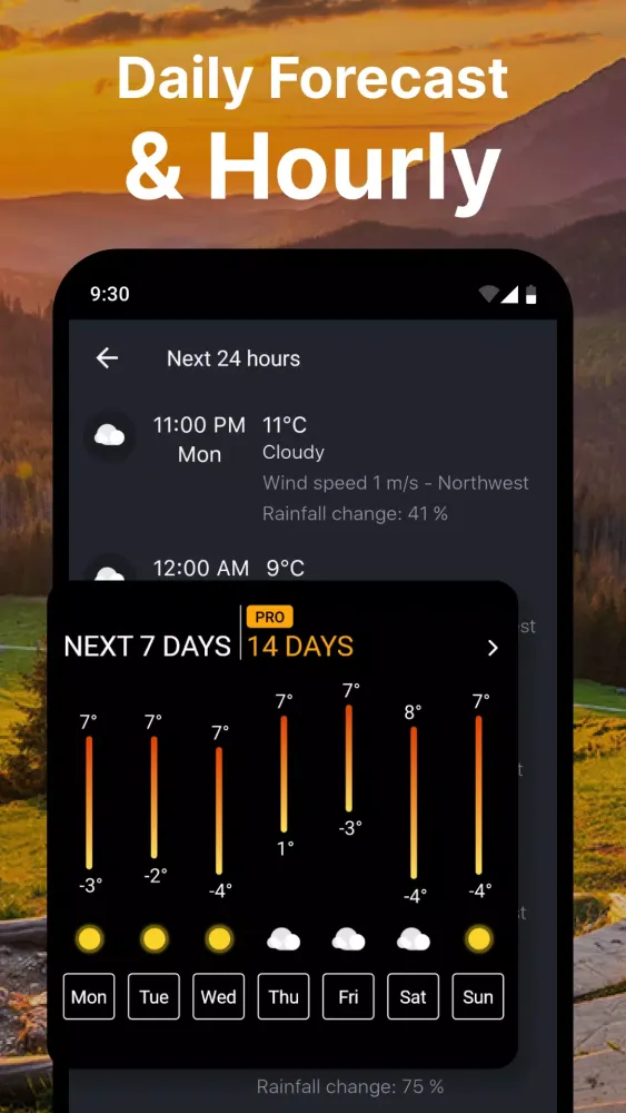 Weather forecast: Live Radar स्क्रीनशॉट