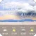 Weather Clock Widget Beach