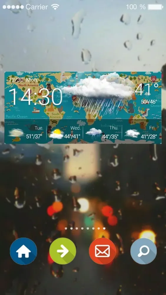 Capturas de pantalla de Local Weather & Clock Widget