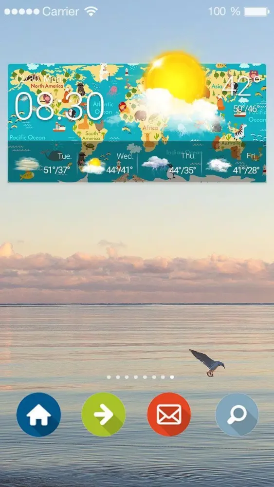 Capturas de pantalla de Local Weather & Clock Widget