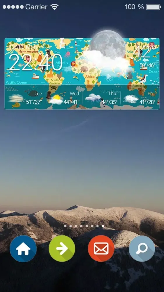 Capturas de pantalla de Local Weather & Clock Widget