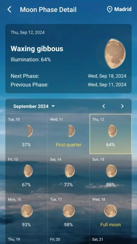 Weather Forecast应用截图