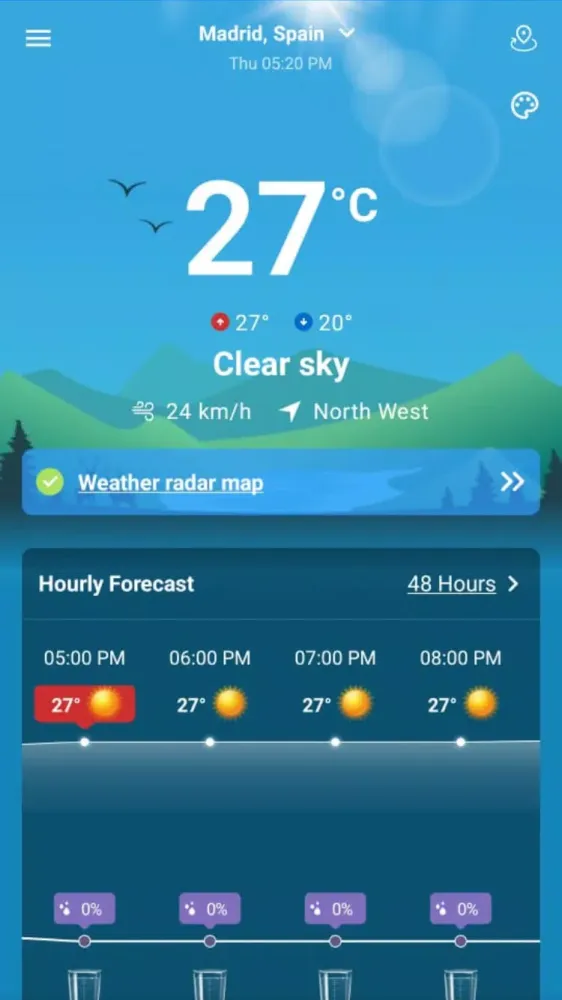 Weather Forecast应用截图