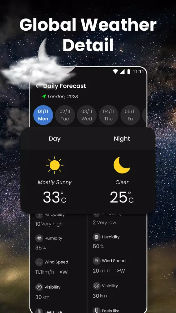 Weather App - Weather Forecast سکرین شاٹس
