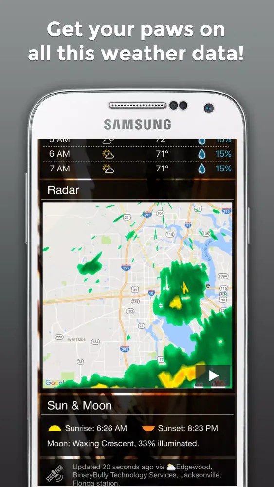 ภาพหน้าจอของ Boo Weather