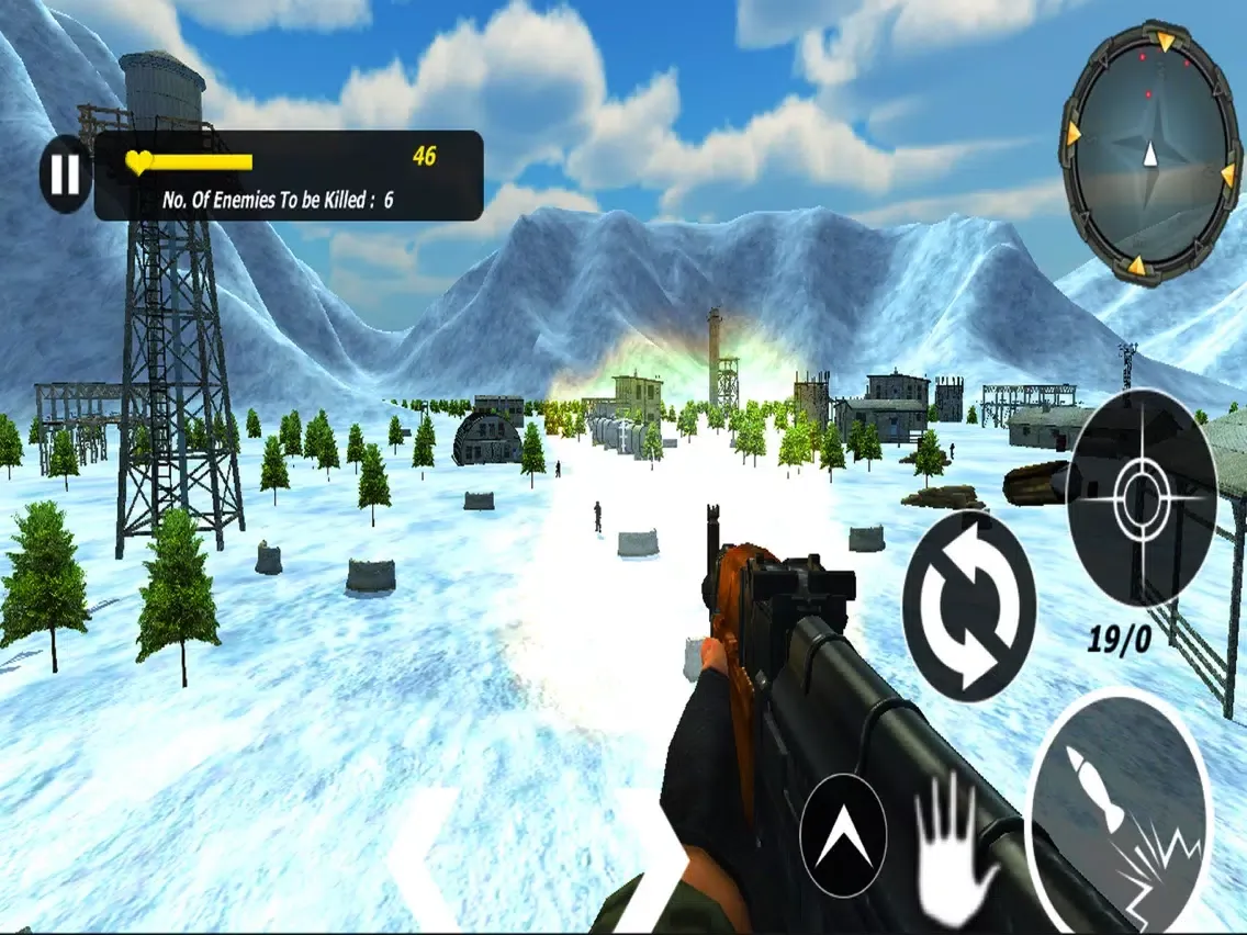 IGI Commando Shooter Snow War iPad  Ekran Görüntüleri