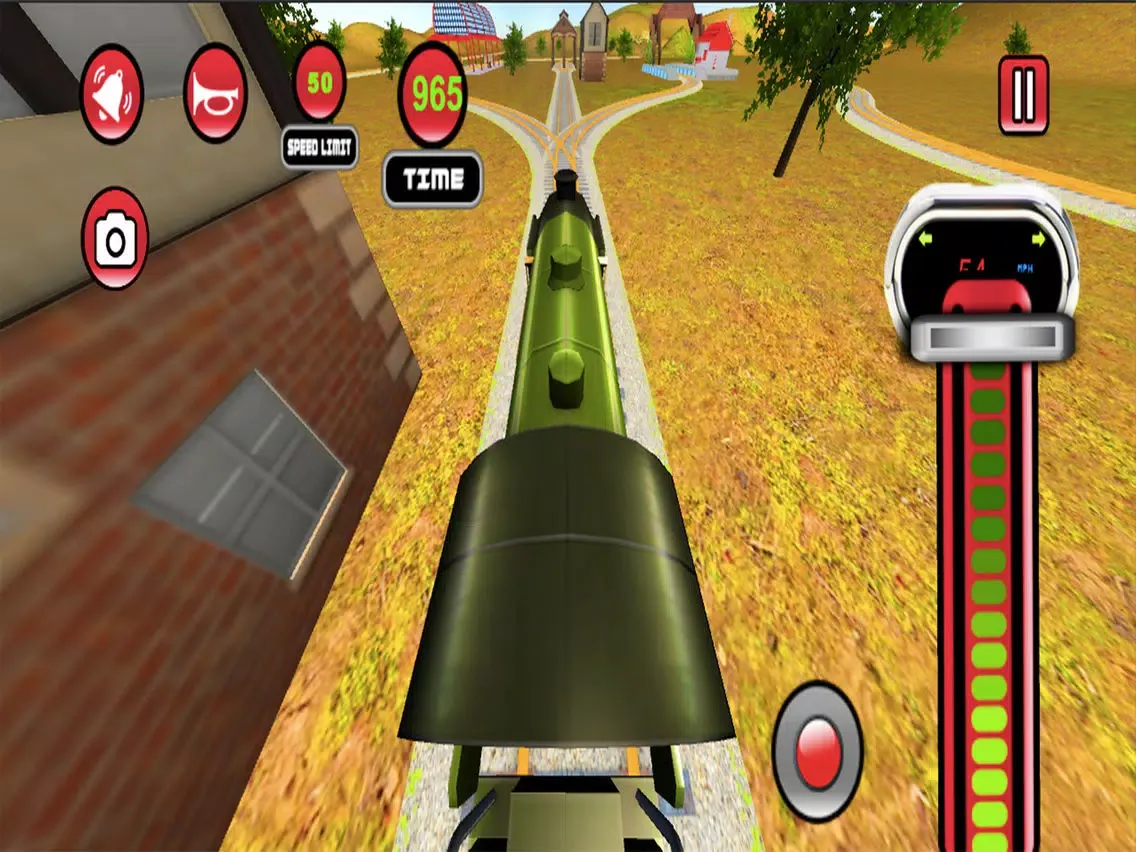 Real Extra Fast Train Drive 3D iPad  Ekran Görüntüleri