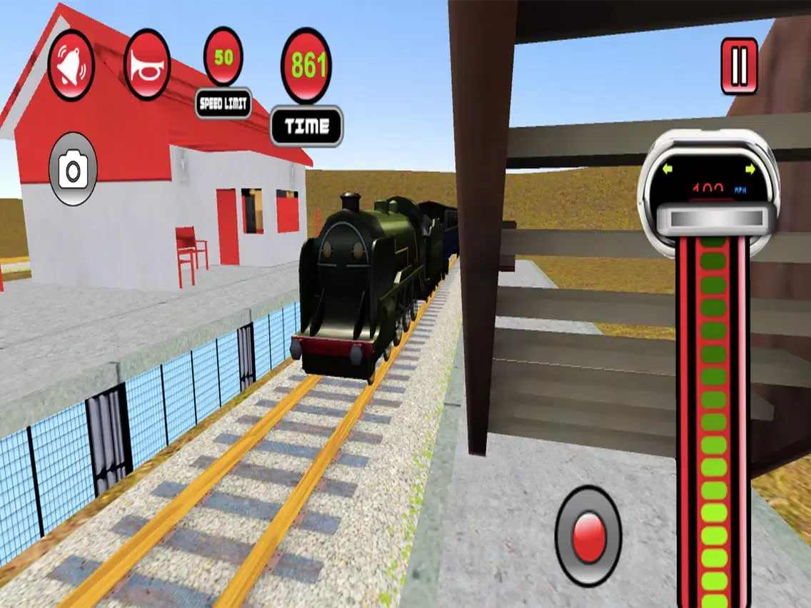 Real Extra Fast Train Drive 3D iPad  Ekran Görüntüleri