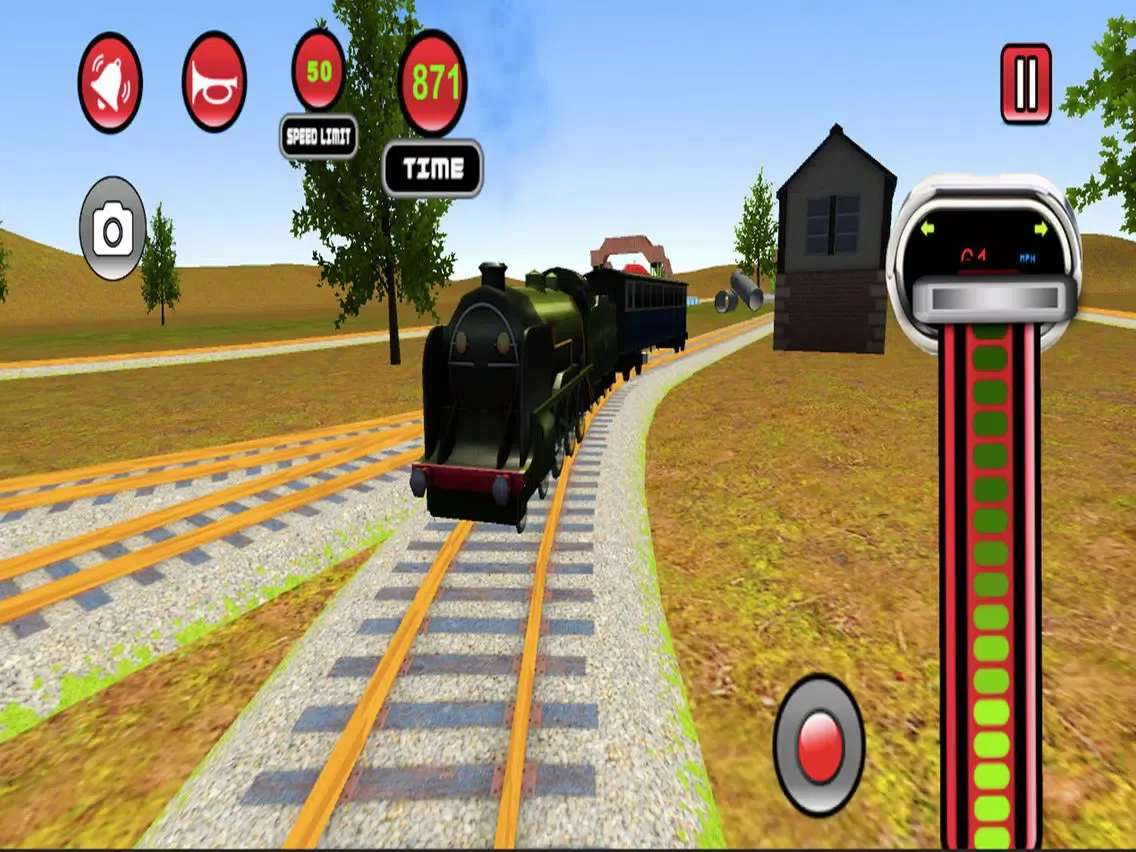 Real Extra Fast Train Drive 3D iPad  Ekran Görüntüleri