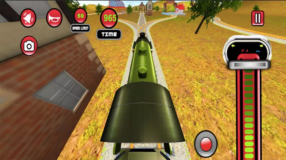 Real Extra Fast Train Drive 3D Ekran Görüntüleri