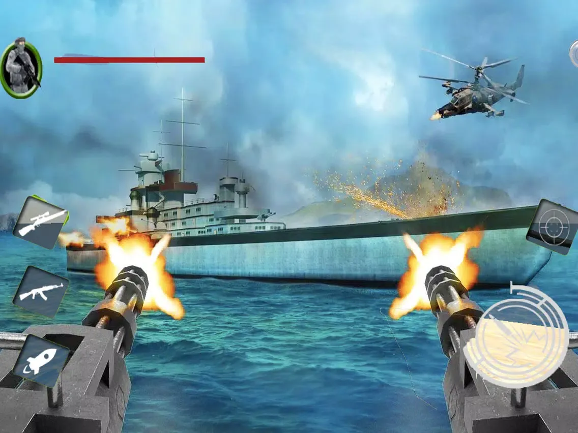 Zrzuty ekranu Commando Navy Battleship 3D iPad 