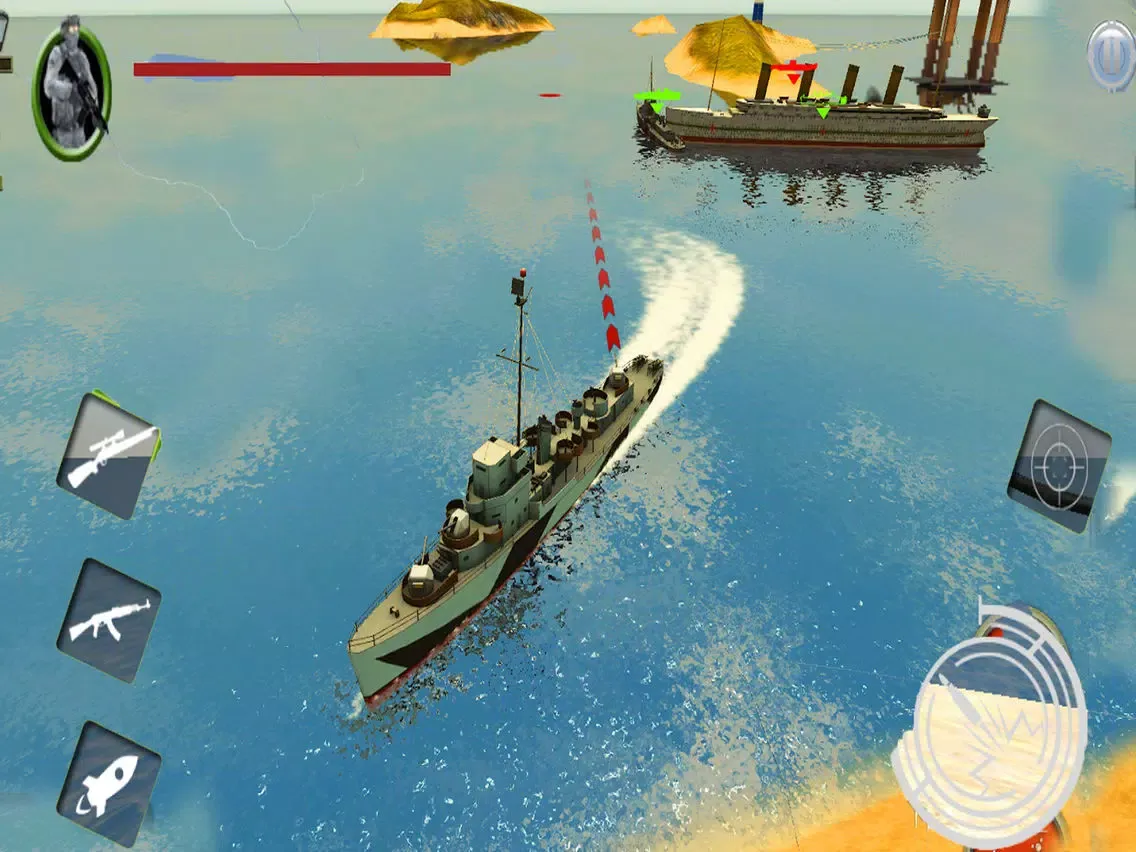 Zrzuty ekranu Commando Navy Battleship 3D iPad 