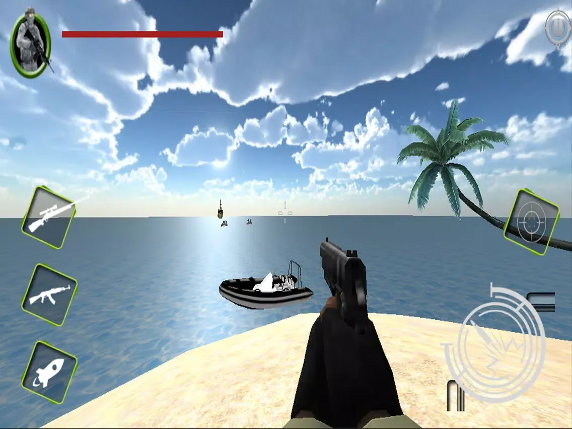 Zrzuty ekranu Commando Navy Battleship 3D iPad 