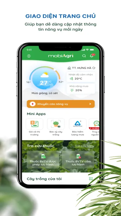 Tangkapan layar mobiAgri