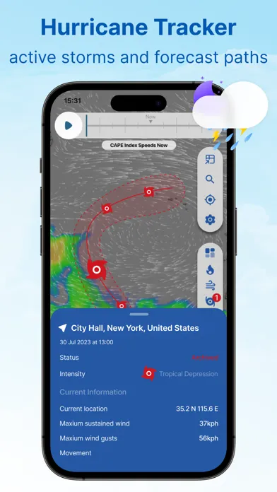 Скриншоты Weather Radar - Weather Alerts