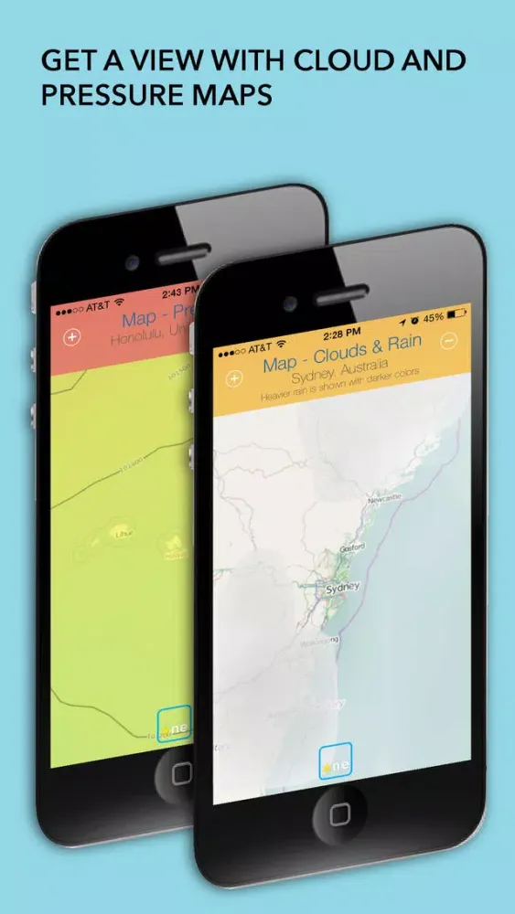 Weathervana - Weather, maps and forecast سکرین شاٹس