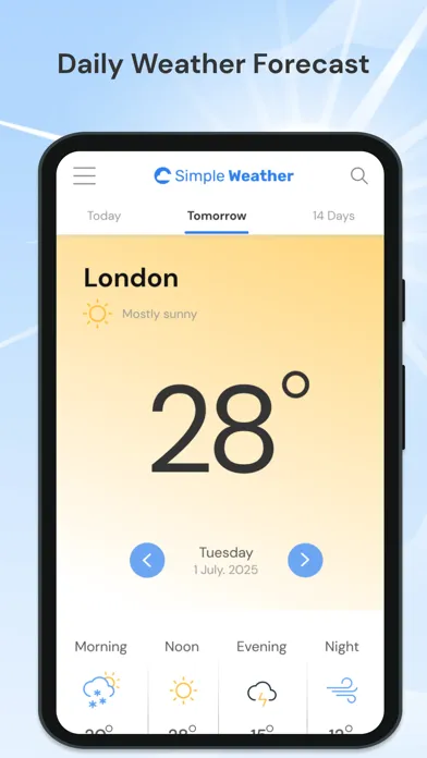 Simple Weather Info स्क्रीनशॉट