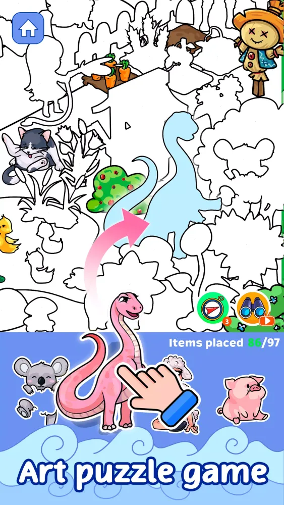 Скриншоты Sticker Book - Art of Puzzle