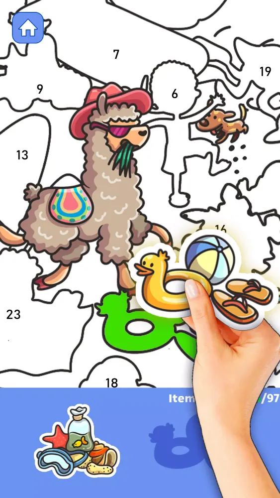 Скриншоты Sticker Book - Art of Puzzle