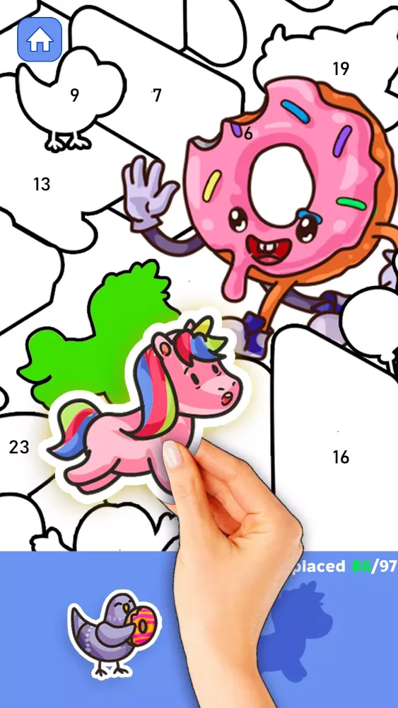 Скриншоты Sticker Book - Art of Puzzle