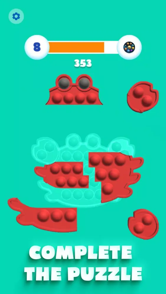 Pop It! Fidget Toys 3D Poppet سکرین شاٹس