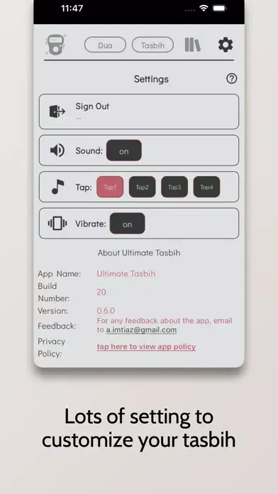 Zrzuty ekranu Ultimate Tasbih