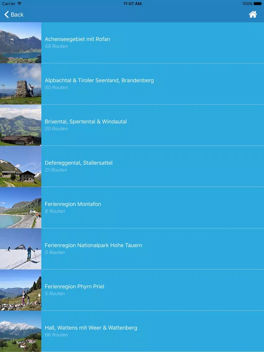 Almenrausch TourenApp – Tirol iPad  स्क्रीनशॉट