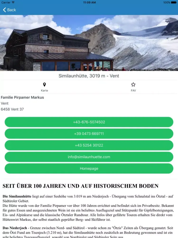 Almenrausch TourenApp – Tirol iPad 應用截圖