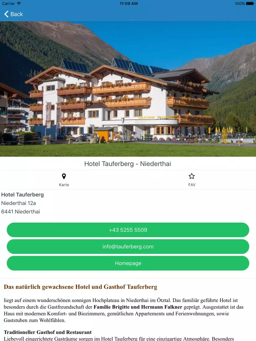 Almenrausch TourenApp – Tirol iPad  स्क्रीनशॉट