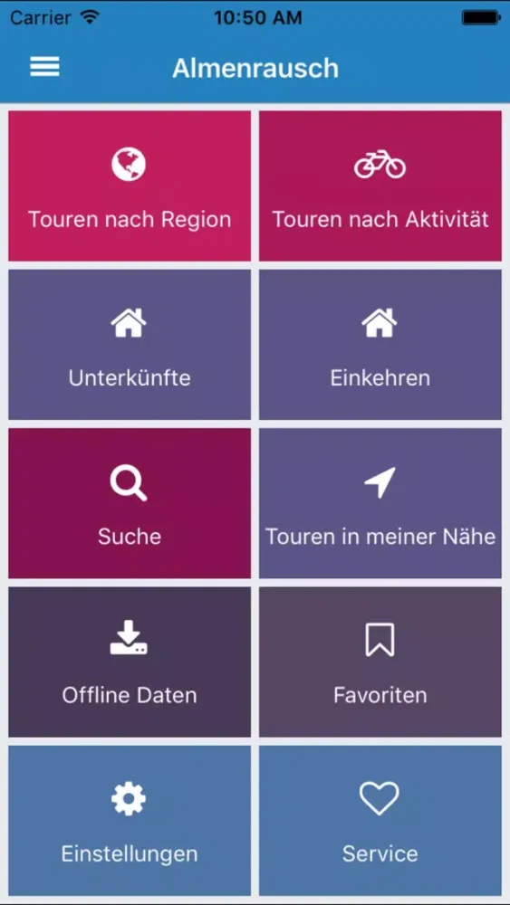 Almenrausch TourenApp – Tirol應用截圖