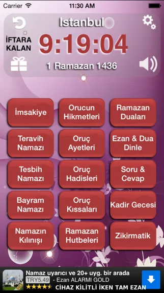 Screenshot di Ramazan +