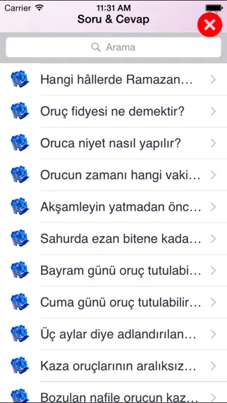 Screenshot di Ramazan +