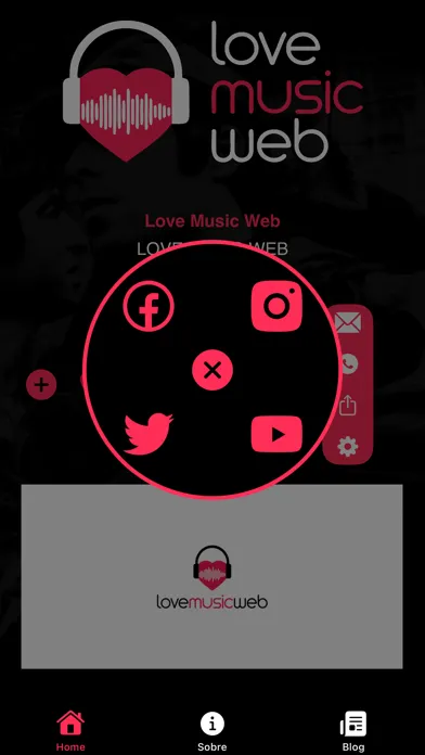 Capturas de pantalla de Web Rádio Love Music