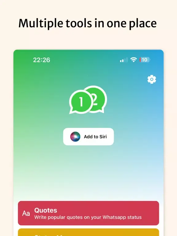 Zrzuty ekranu GBWhat plus + iPad 