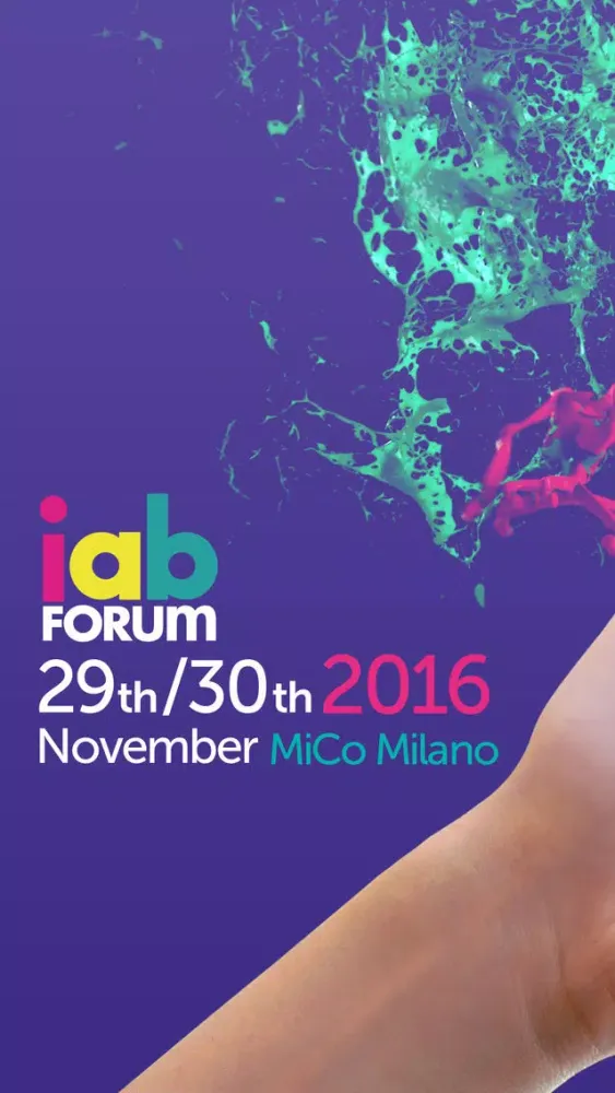 Zrzuty ekranu IAB Forum Milano 2016
