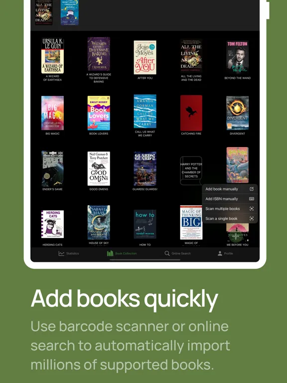 تصاویر Book library - reading tracker iPad 