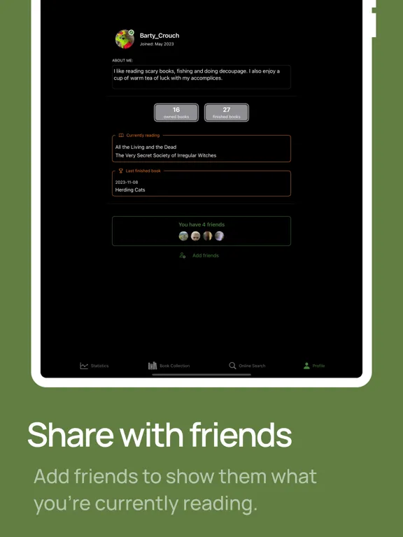 تصاویر Book library - reading tracker iPad 