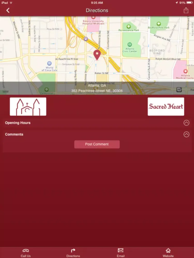 Capturas de pantalla de Basilica Sacred Heart Atlanta iPad 