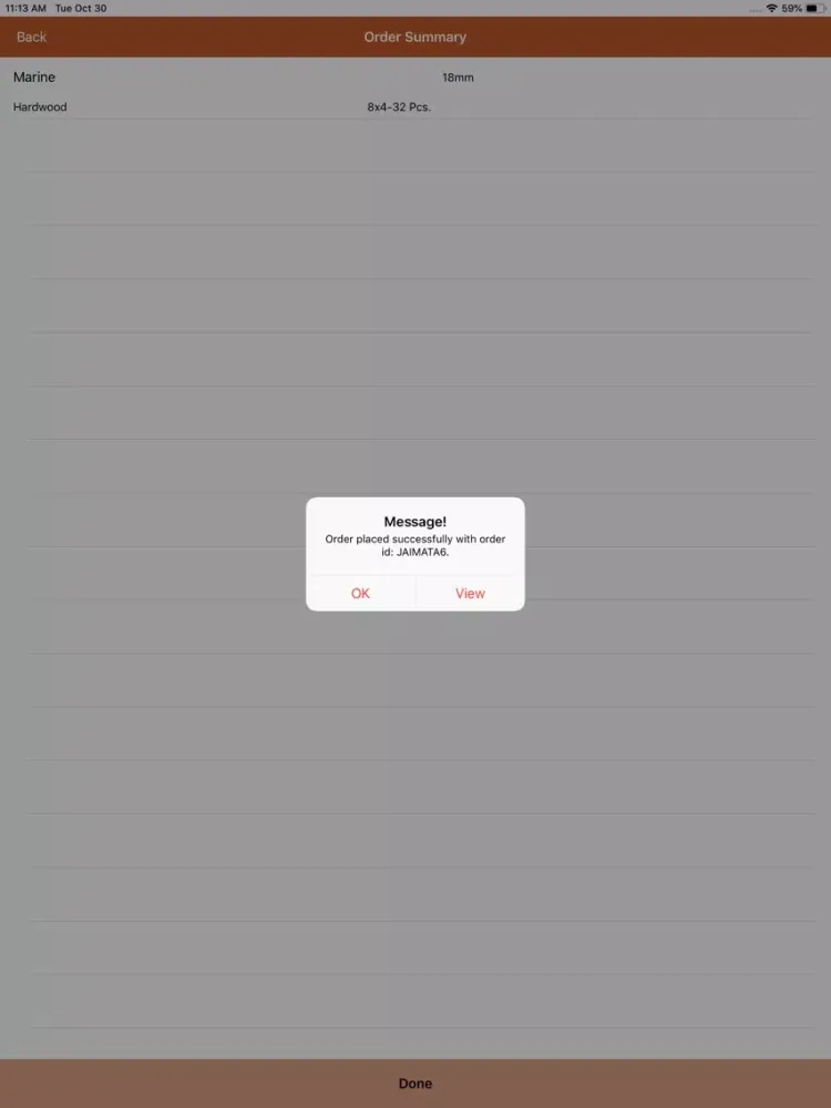 Tangkapan layar Jai Mata Ply iPad 