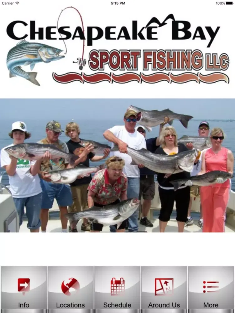 Chesapeake Bay Sport Fishing iPad  स्क्रीनशॉट