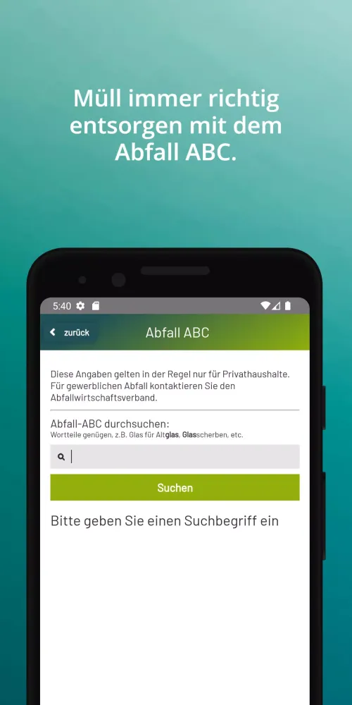 Captures d'écran de AWV Isar-Inn Abfall-App