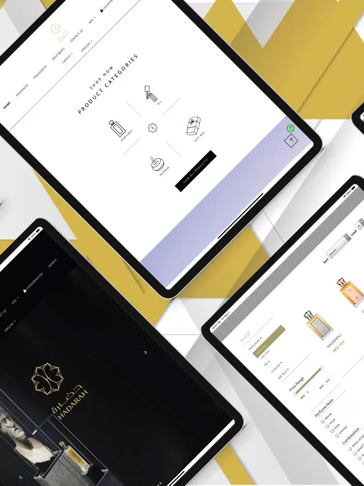 Hadarah Perfumes iPad  स्क्रीनशॉट