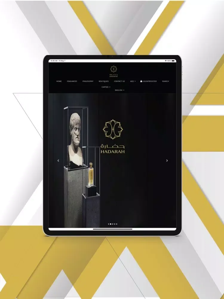 Hadarah Perfumes iPad  स्क्रीनशॉट
