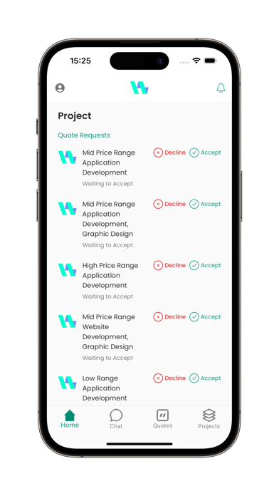WebAppChoice Admin سکرین شاٹس