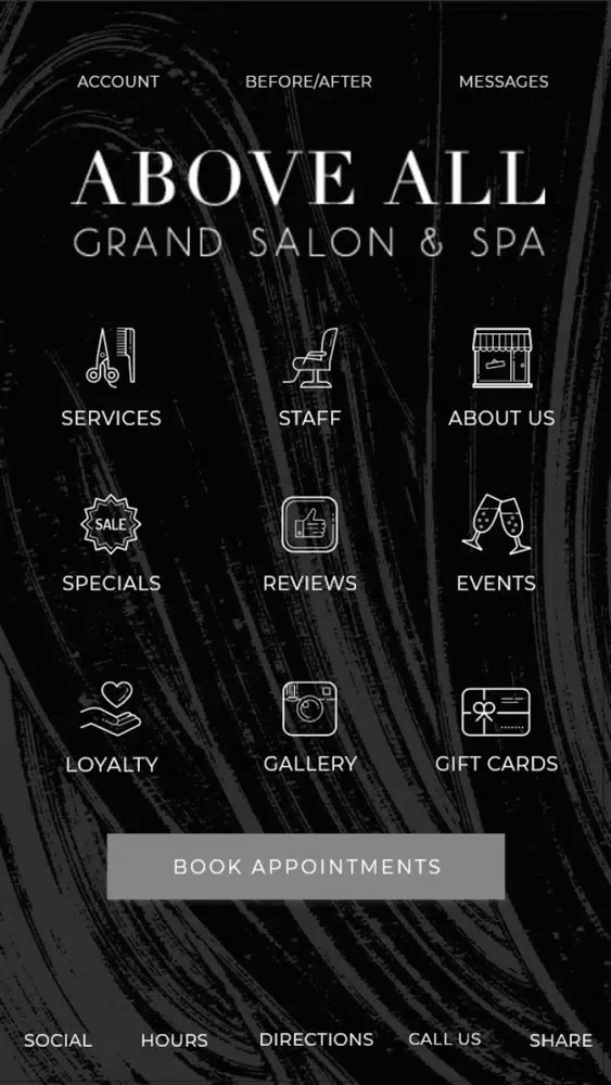Above All Salon スクリーンショット
