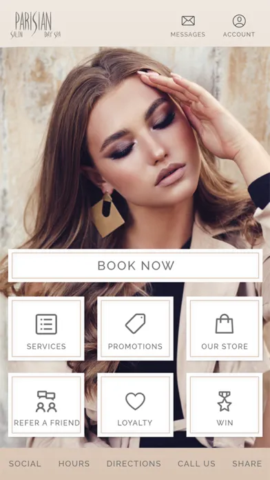 Zrzuty ekranu Parisian Salon & Day Spa